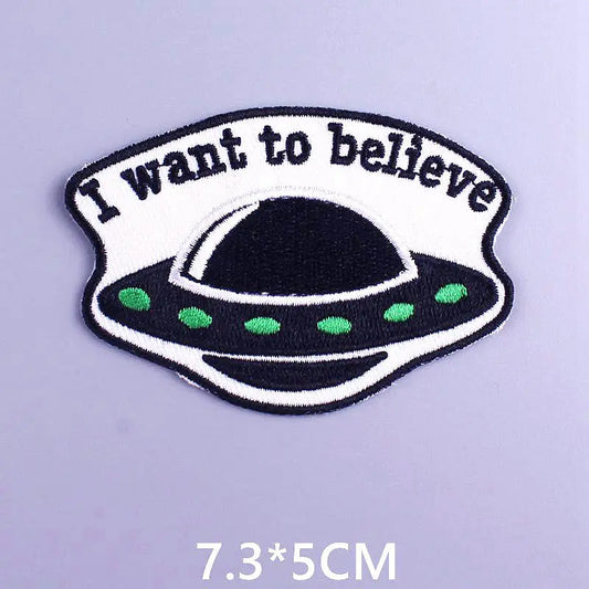 Patch Soucoupe Volante - I Want To Believe