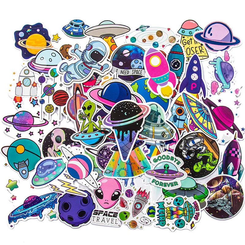 Lot de Stickers OVNIS Random 30PCS