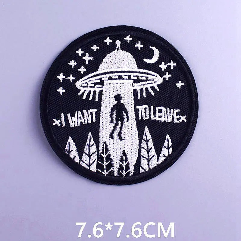 Patch Vaisseau Extraterrestre - I Want To Believe