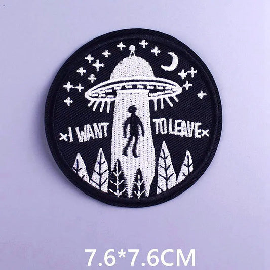 Patch Vaisseau Extraterrestre - I Want To Believe