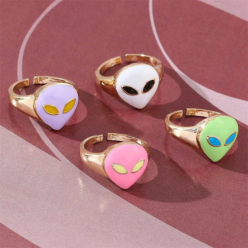 Bague Tête d'Alien