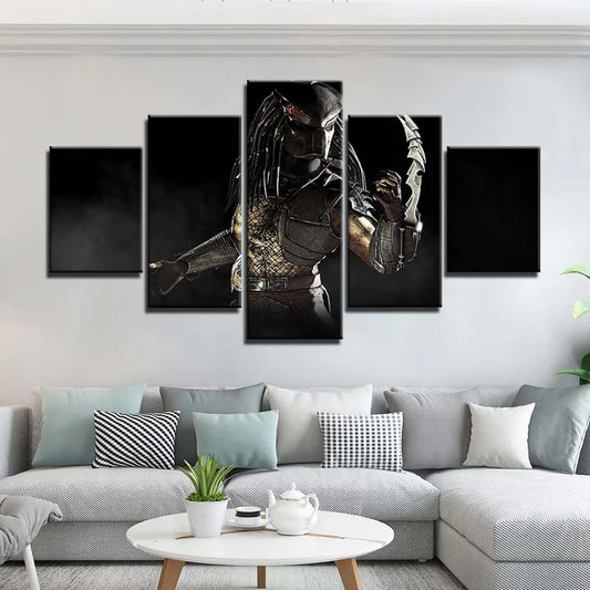 Tableau Alien vs Predator - Guerrier Predator Avec cadre