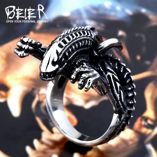 Bague Alien VS Predator (Acier)