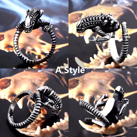 Bague Alien Predator (Acier)