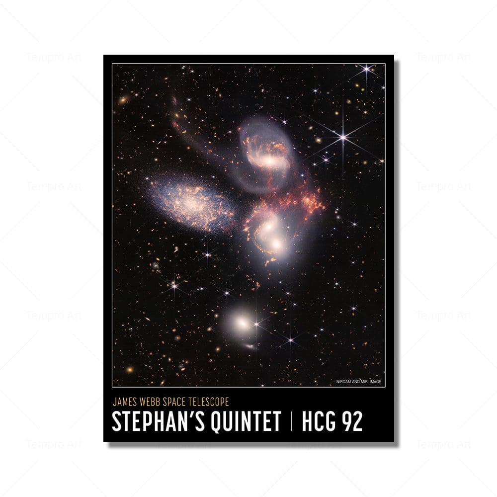 Poster Quintette de Stephan James Webb 50 x 70cm