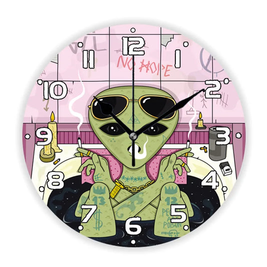 Horloge Murale Alien Cool 14inch (35x35cm)