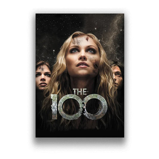 Poster The 100 - Clarke Bellamy & Octavia 20X30cm