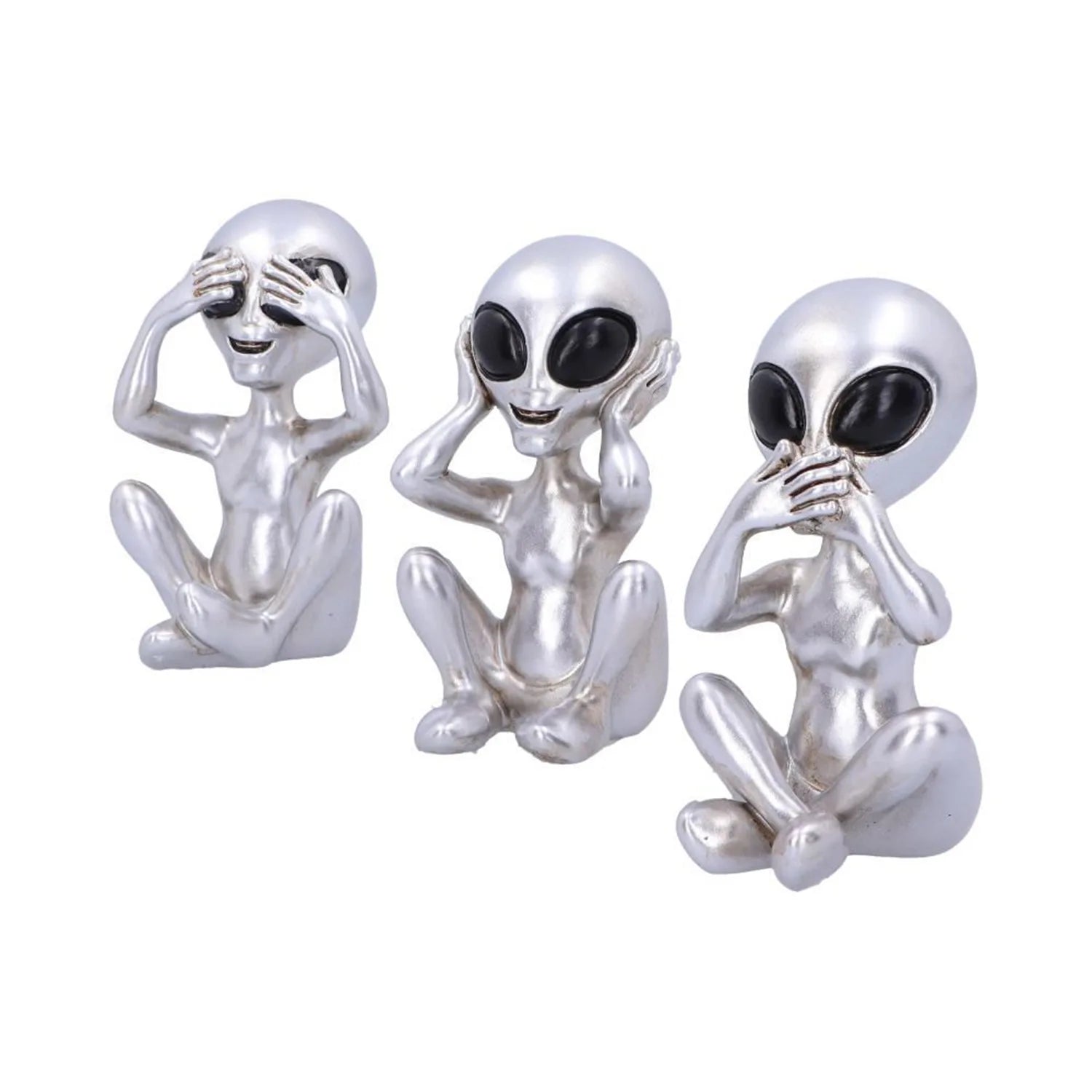 Statues Trois Aliens de la Sagesse