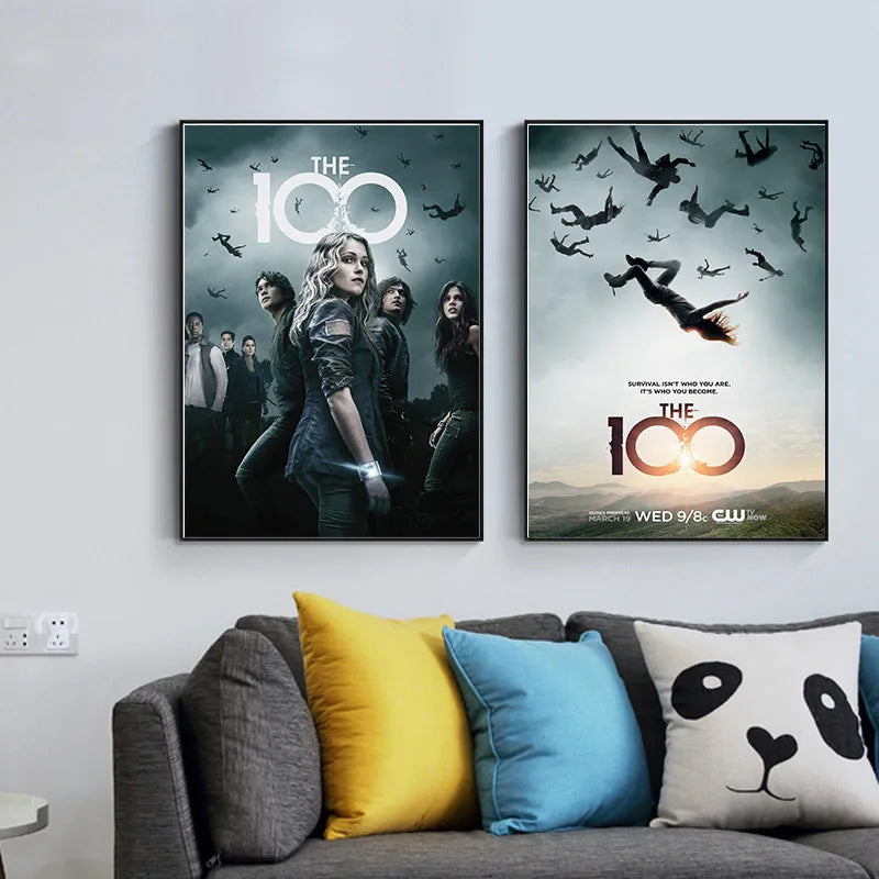 Poster Personnages de The 100