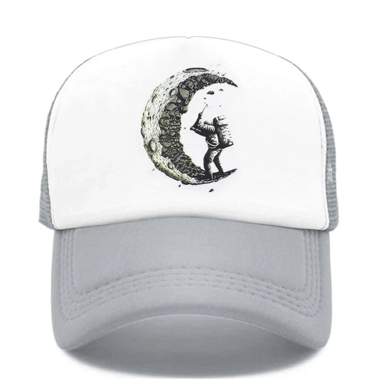 Casquette Lune Gris