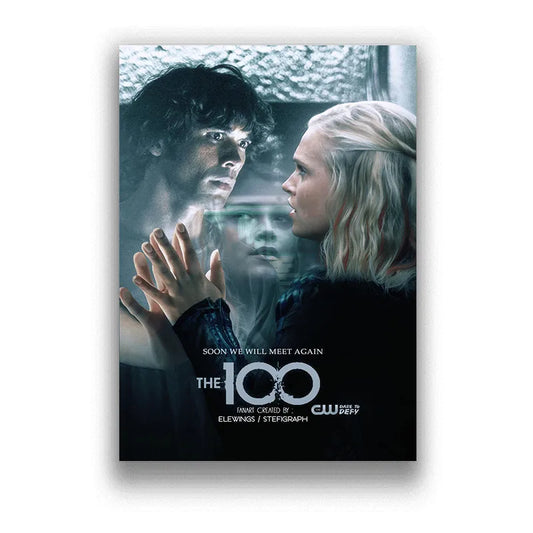 Poster The 100 Bellamy et Clarke 60X80cm