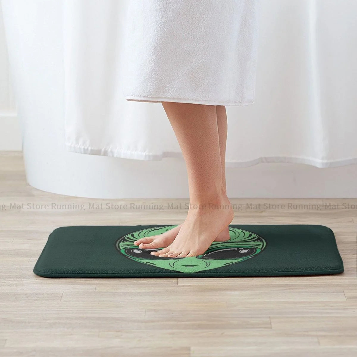 Tapis de Douche<br> Tête Alien