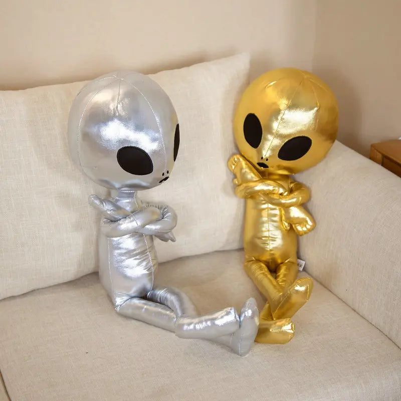 Peluche Alien Doré