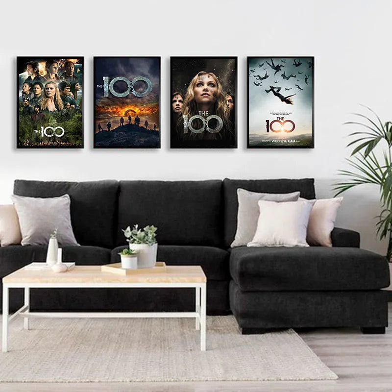 Poster Personnages de The 100