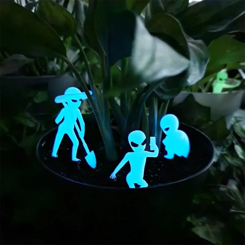 Petites Statues Alien - Fluorescentes