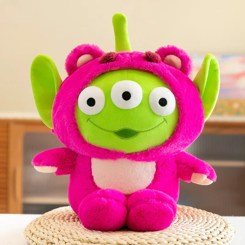 Peluche Alien Toy Story en Pyjama Rose 35cm