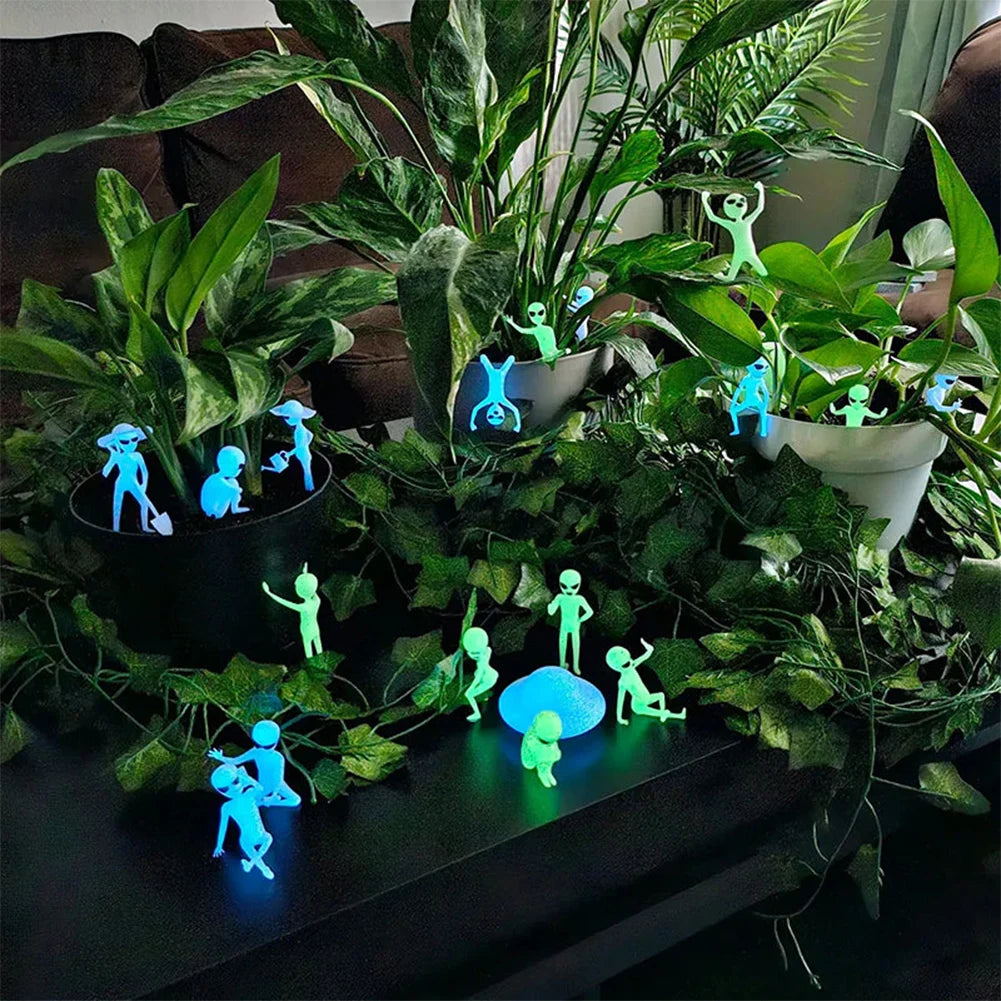 Petites Statues Alien - Fluorescentes