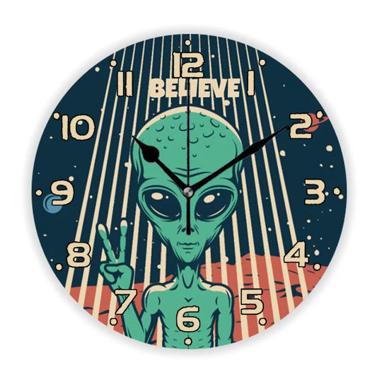 Horloge Murale Alien 14inch (35x35cm)