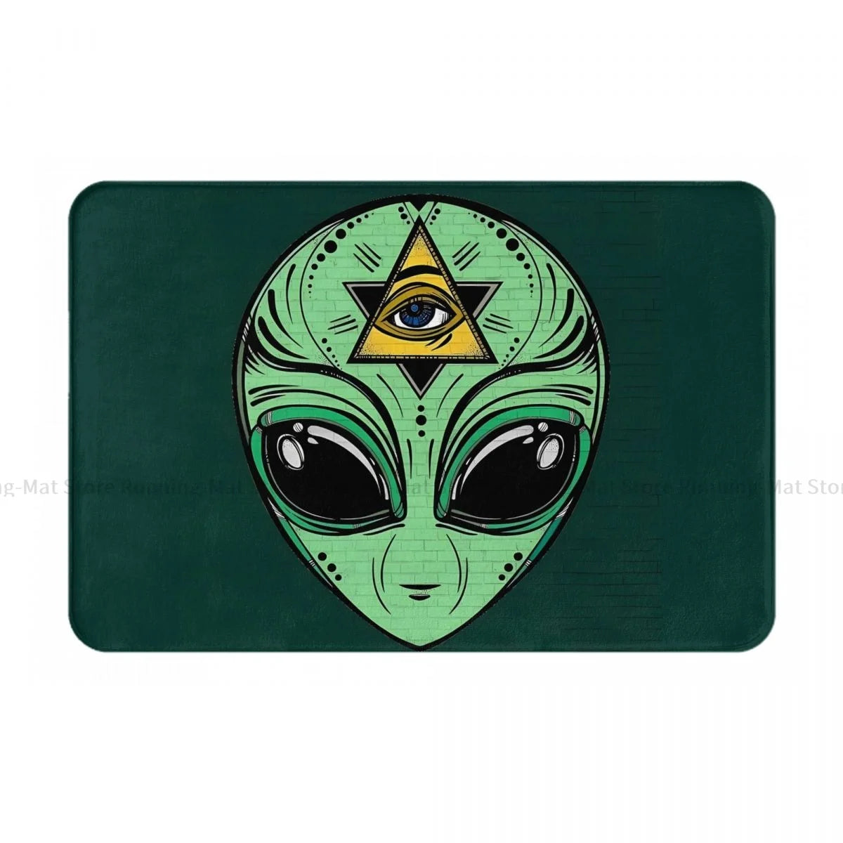 Tapis de Douche<br> Tête Alien 40x60cm