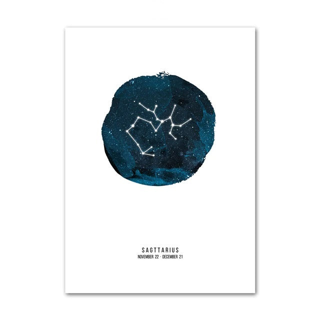 Poster Signes du Zodiaque | Constellations Sagittaire