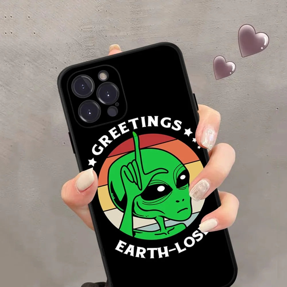 Coque d'iPhone Alien Greetings Earth-Lose