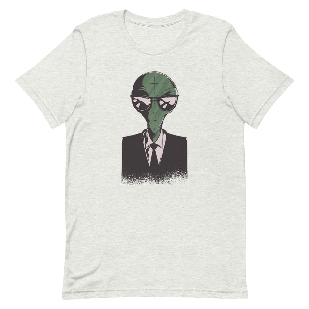 T-Shirt Alien en Costard Gris Pinchard