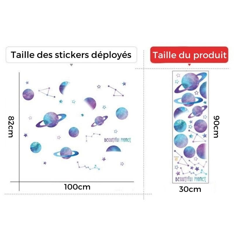 Stickers de Planètes et Constellations