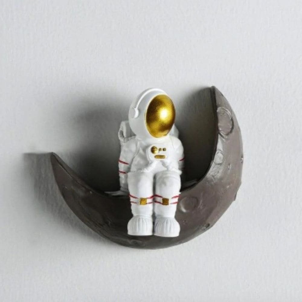 Accroches Murales Astronaute Astronaute Croissant de Lune