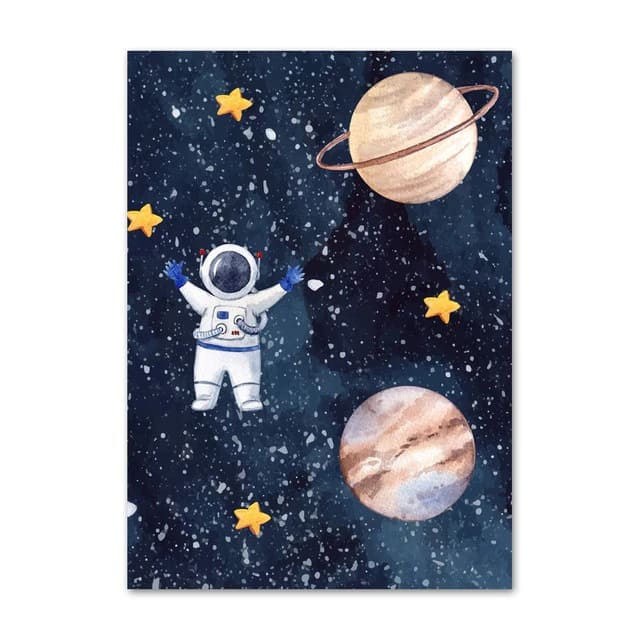 Poster Enfant Astronaute