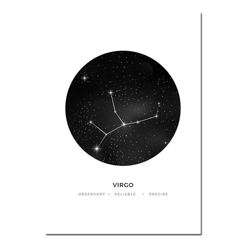 Poster Constellation Vierge