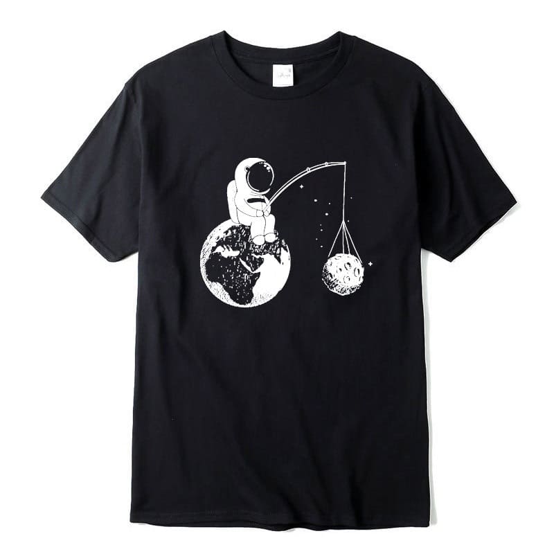 T-Shirt Astronaute Pêche à la Lune