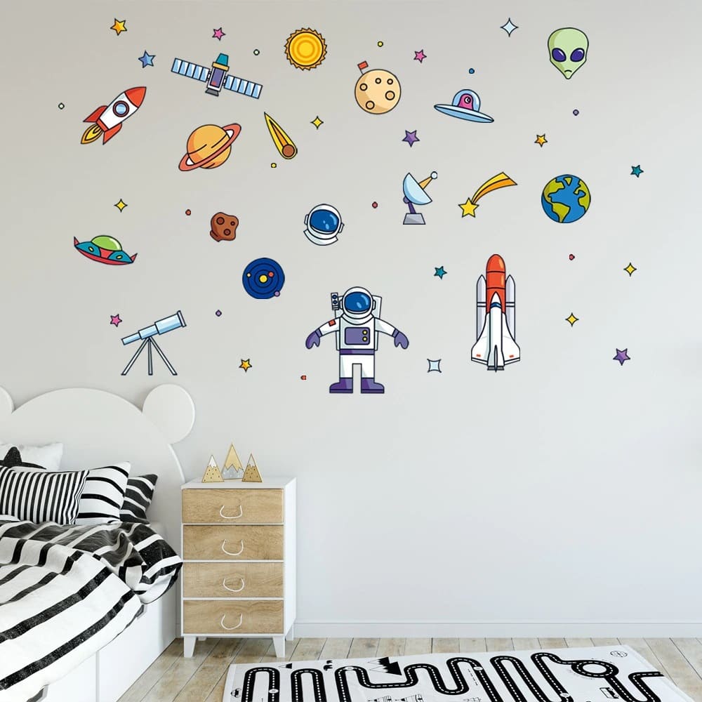 Stickers Espace Astronaute Default Title