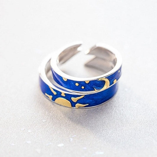 Bague Soleil Lune