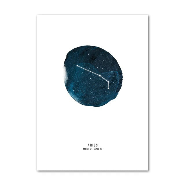 Poster Signes du Zodiaque | Constellations Bélier