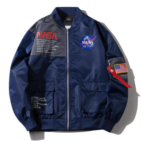 Bomber NASA Bleu marin