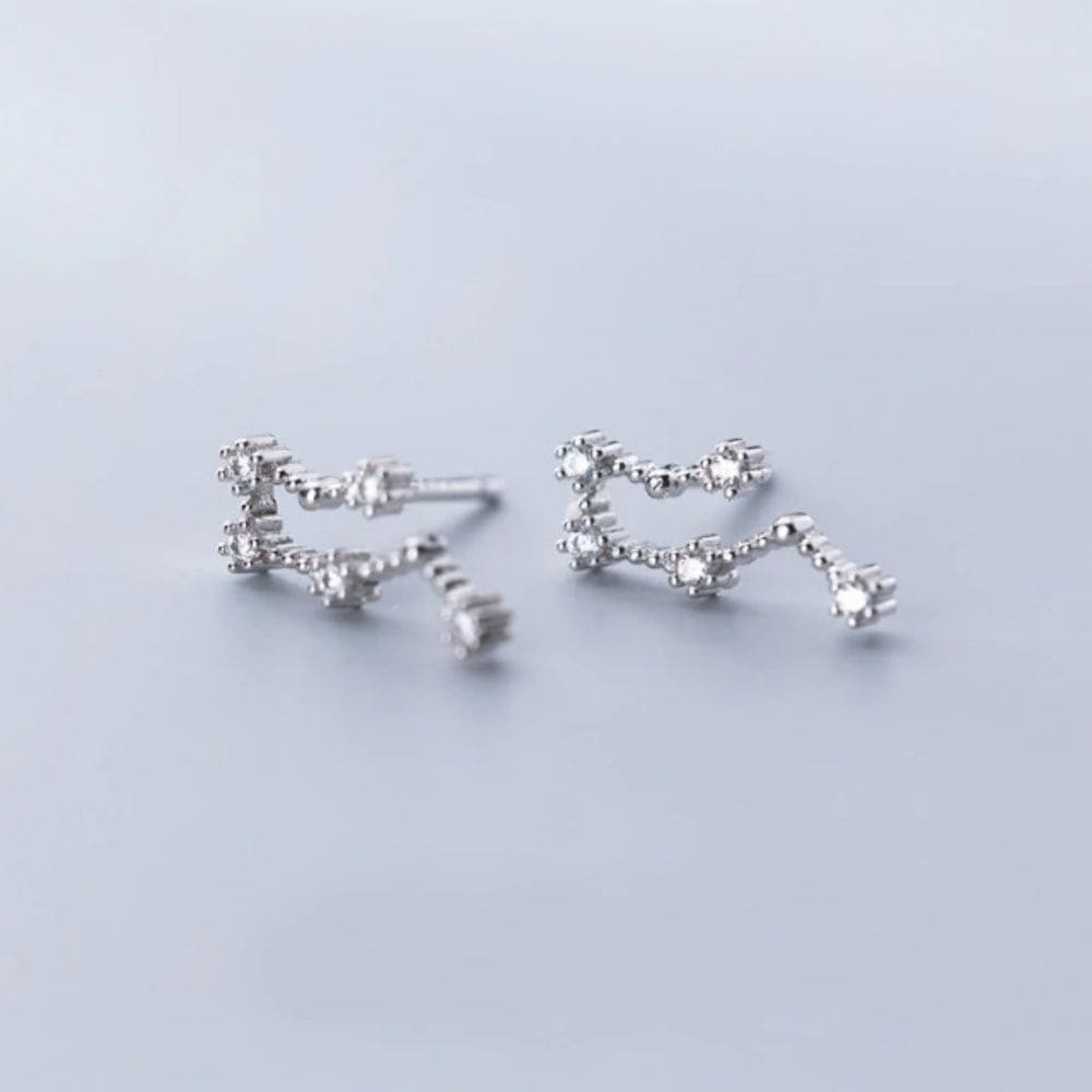 Boucles d'Oreilles Constellations Verseau