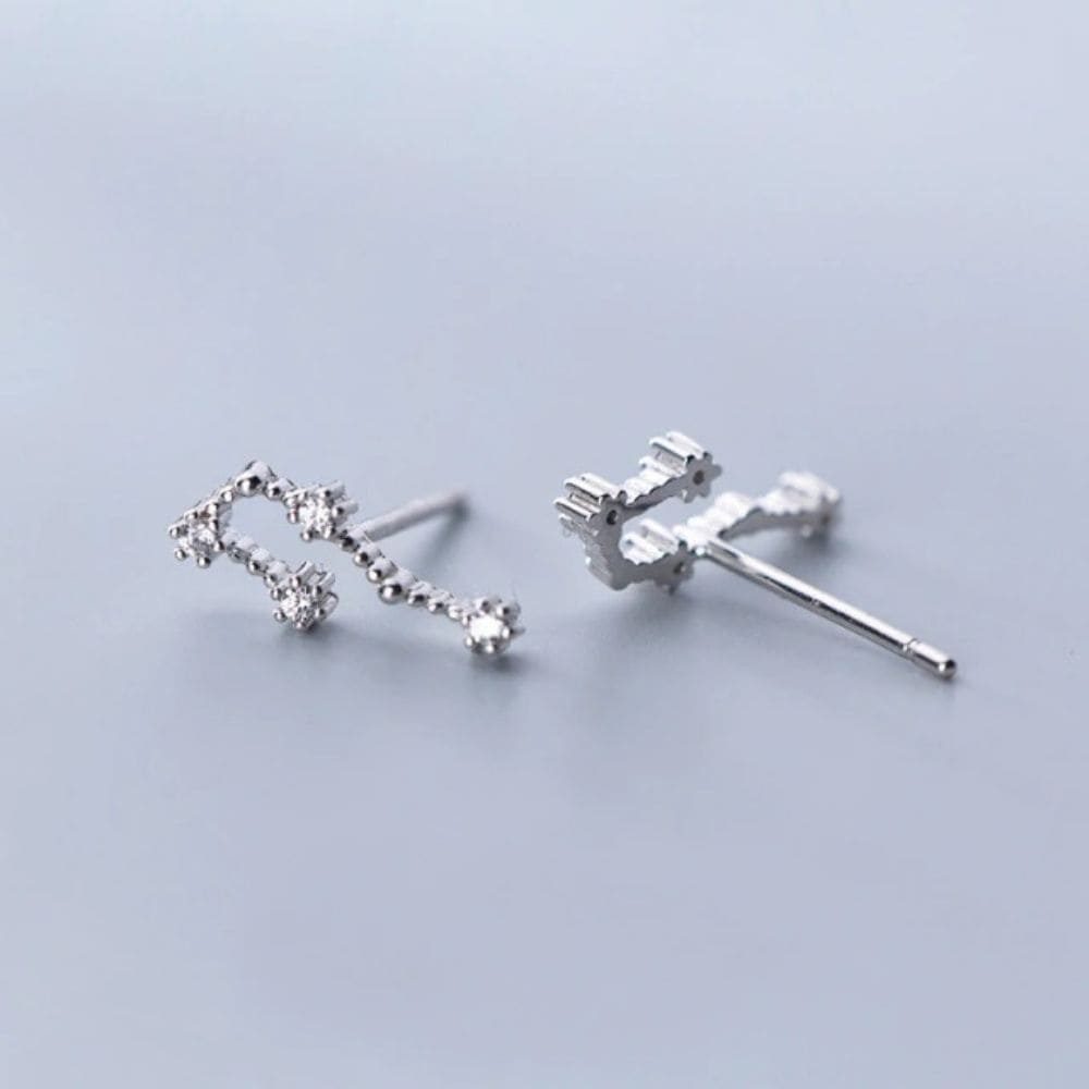 Boucles d'Oreilles Constellations Gémeaux