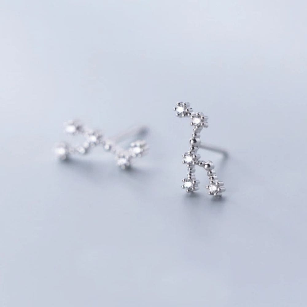 Boucles d'Oreilles Constellations Lion