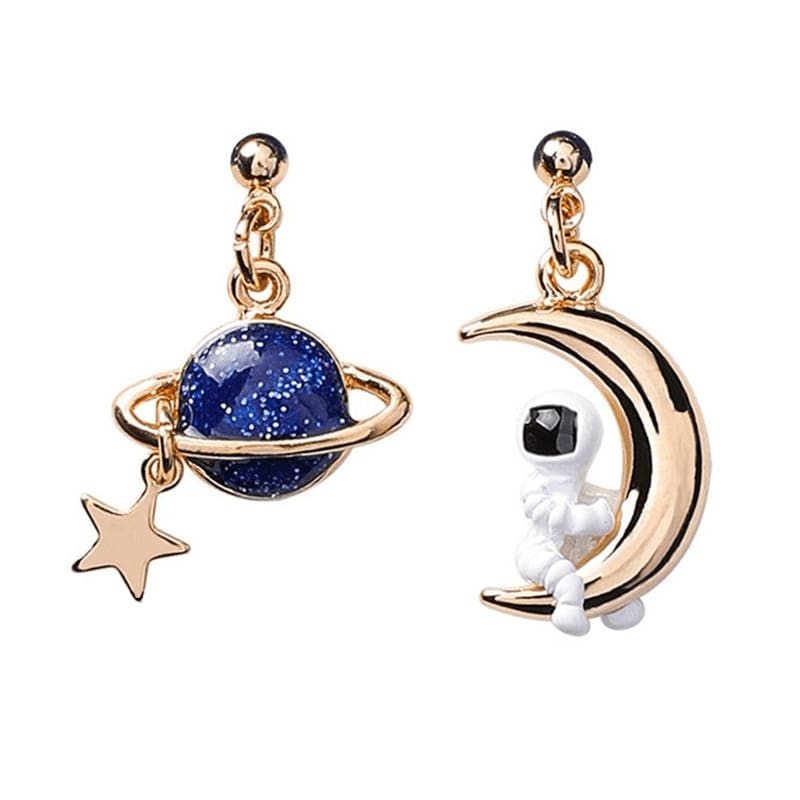 Boucles d'Oreilles Petit Astronaute Default Title