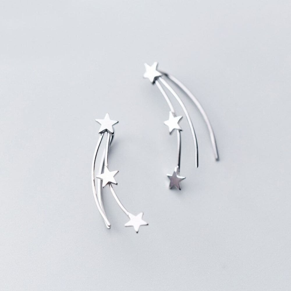 Boucles d'Oreilles Étoile Filante