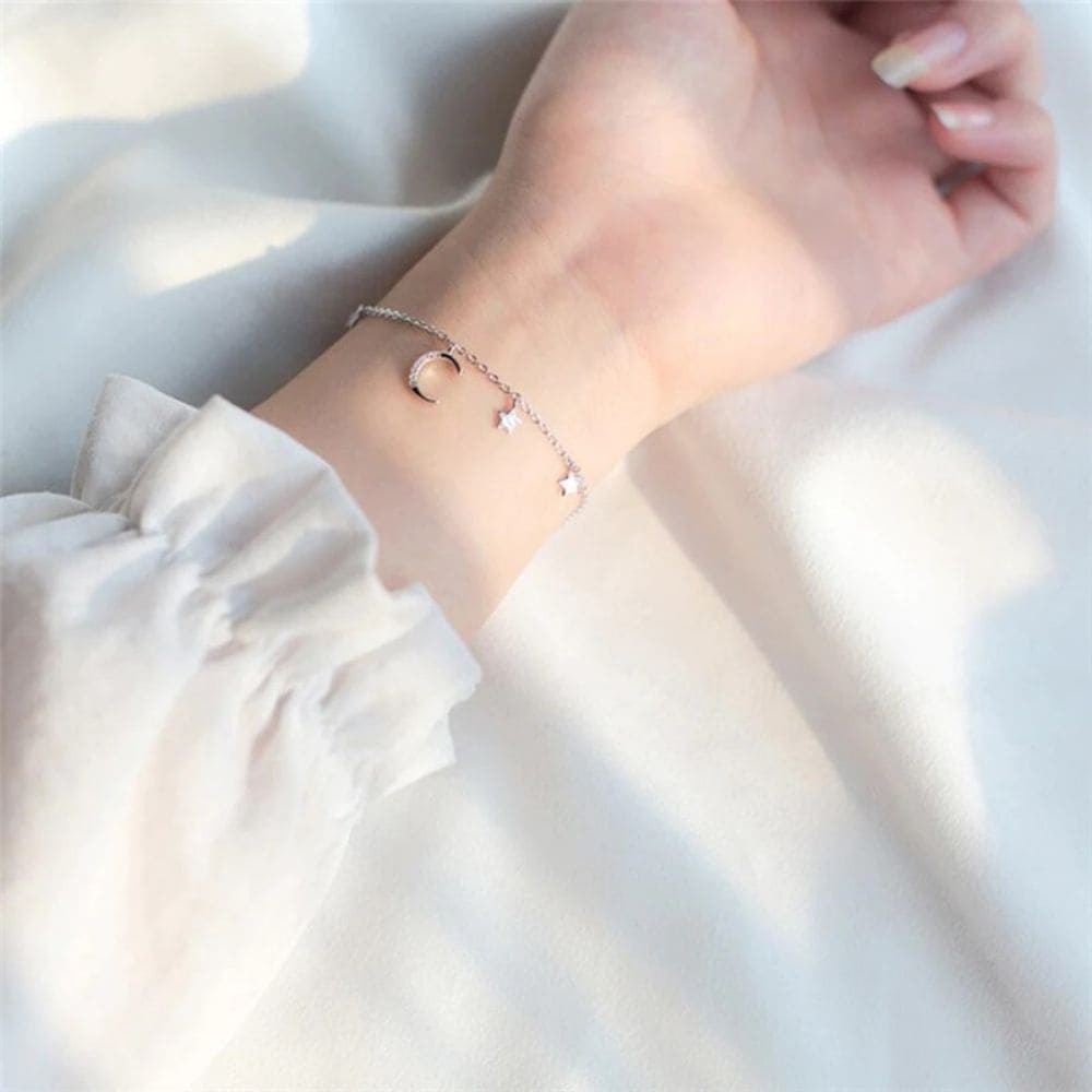 Bracelet Lune Étoilée