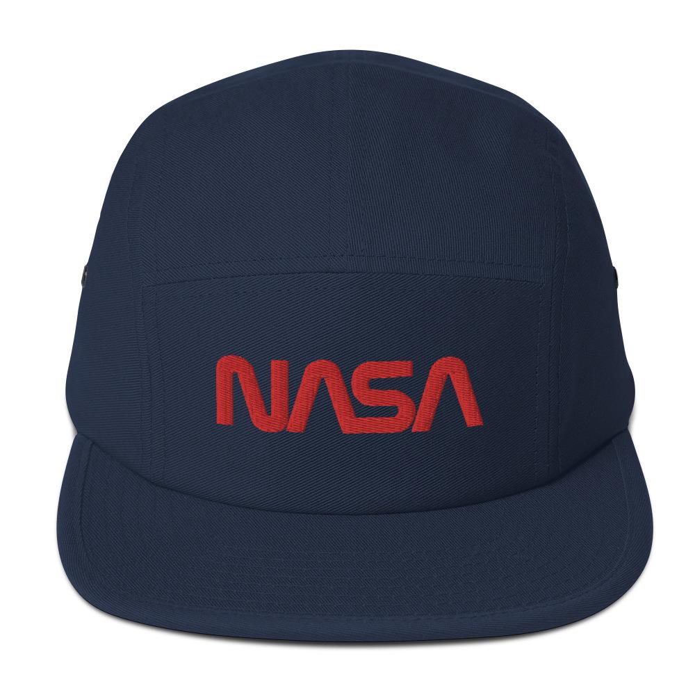 Casquette 5 Panneaux NASA Worm Bleu Marine