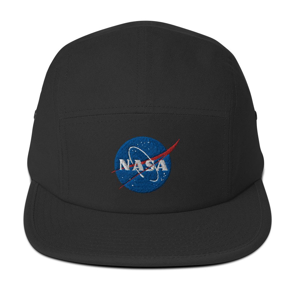 Casquette 5 Panneaux NASA Noir