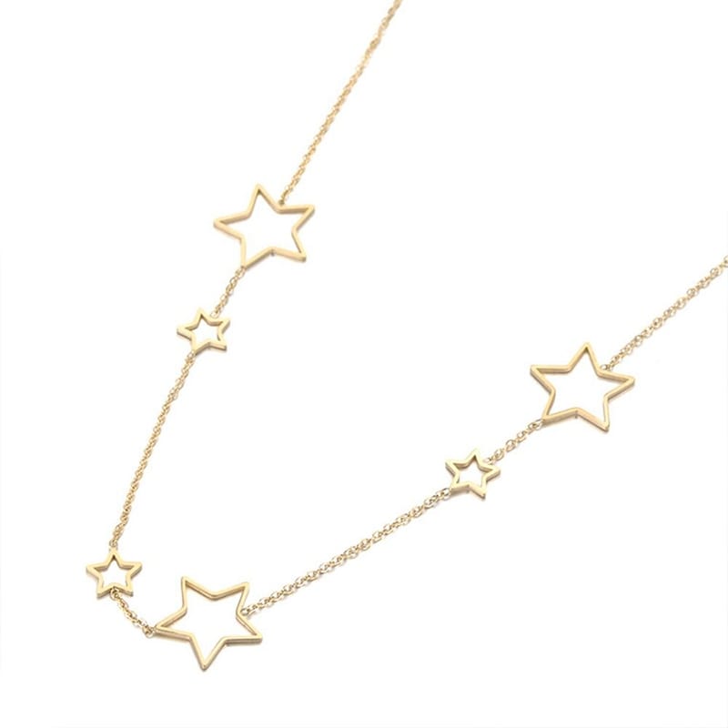 Collier avec des Étoiles Or