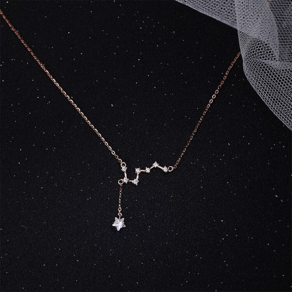 Pendentif Constellation de la Grande Ourse Doré