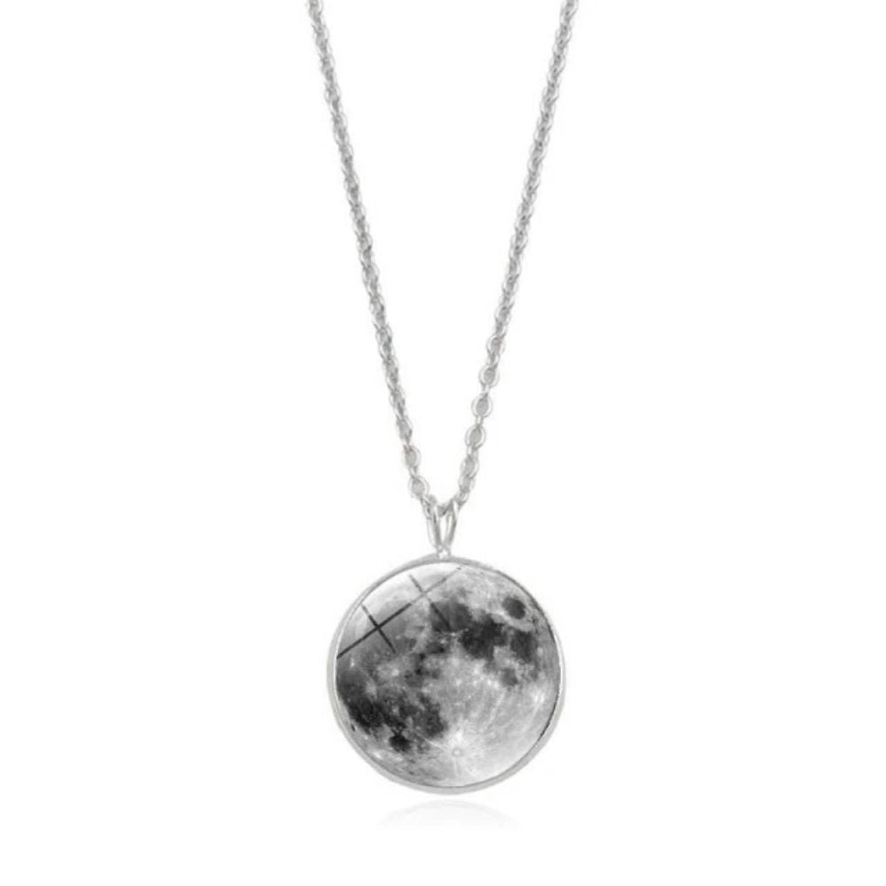 Collier Lune Fluorescente