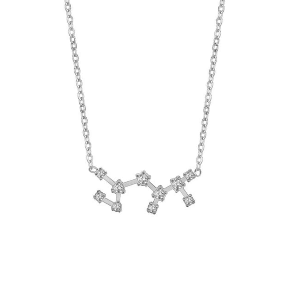 Collier Constellation Sagittaire-Argenté