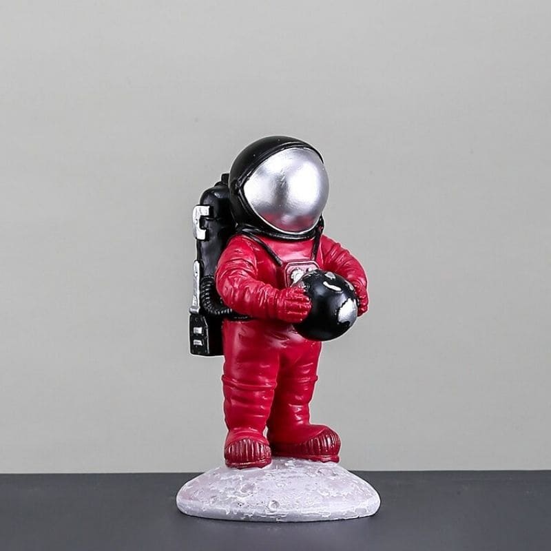 Figurine d'Astronaute tenant la Terre Default Title