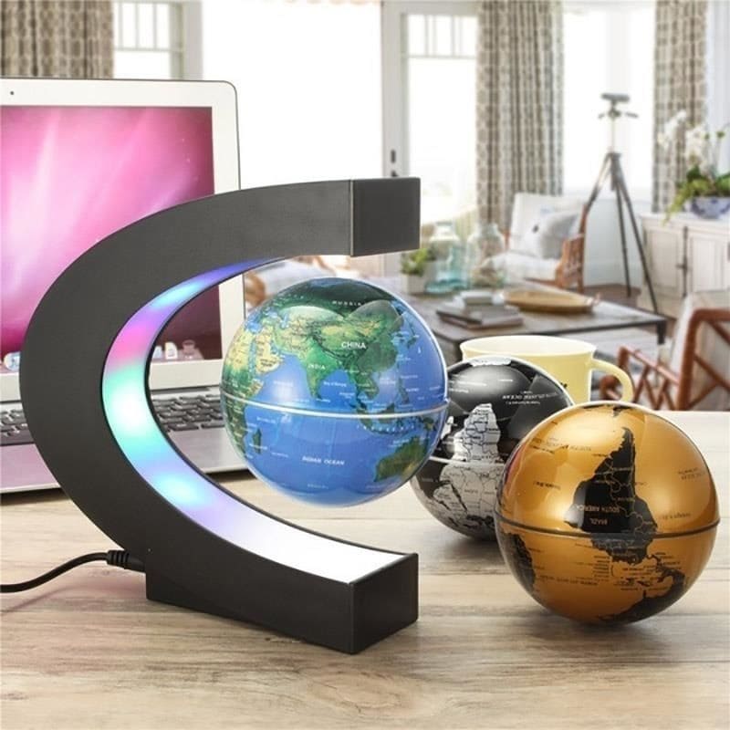 Lampe Globe Terrestre en Lévitation