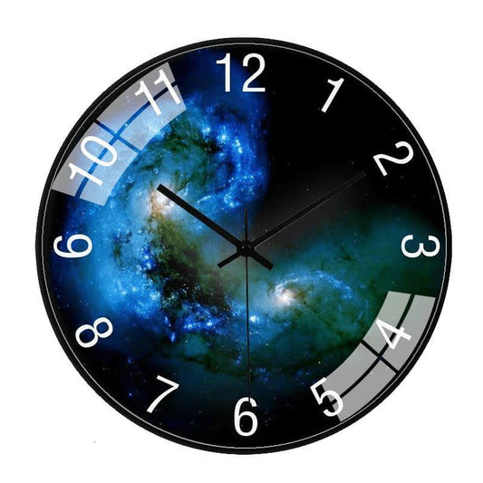 Horloge Espace Profond Noir